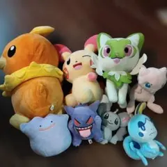 ポケモン ぬいぐるみ まとめ売り 9体セット - メルカリ