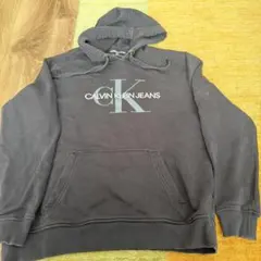 古着　CALVIN KLEIN JEANS ブラックパーカー　ヴィンテージ