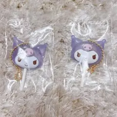 クロミ2点 ロリポップ型キャンディーチャーム　キーホルダー ガチャガチャ