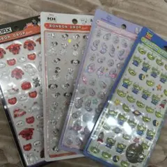 ボンボンドロップシール　ミニ　4枚セット