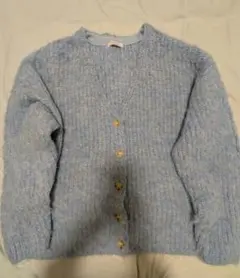 2 PINK 水色 長袖カーディガン