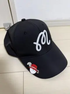 Malbon Golf マルボンゴルフキャップ ネイビーマーカー付き