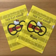 ハローキティ クリアファイル2枚セット　柏レイソル　入場者限定特典