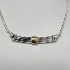 クリスチャンディオール SILVER925 コンビカラー ネックレス
