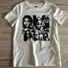 SHEIN レディース 半袖Tシャツ フォトプリント