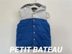プチバトー PETIT BATEAUリバーシブル 中綿ベスト 24M、86cm