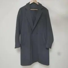 STUDIOUS ダブルクロス メルトンダブルチェスターコート グレーのサムネイル