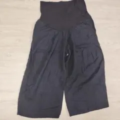 マタニティ ワイドパンツ ネイビーのサムネイル