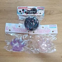 アニマルハンドスクイーズ ピンク パープル ココアビスケットスクイーズ セリアのサムネイル