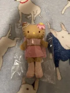 ハローキティ スタイルアップマスコット 足長キティ ピンク ヒョウ柄