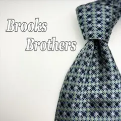 美品Brooks Brothersブルックスブラザーズネクタイシルク総柄ビジネス