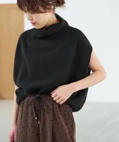 Spick and Span オフタートルニットベスト