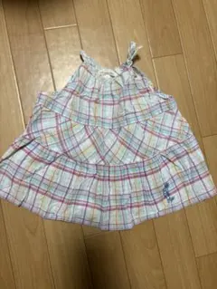 KP kid's stuff チェック柄 ノースリーブ チュニック ワンピースのサムネイル