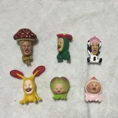 こびとづかん おすわりマスコット 全6種　コンプリート　コンプ