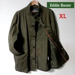 Eddie Bauer カバーオール オリーブグリーン　フィールドジャケットXL