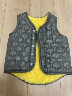 キッズ　80 中綿キルト　ベスト