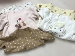 美品　ユニクロ　カバーオール　60 まとめ売り5点