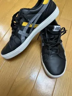 【ASICS】 【スニーカー】ブラック/グレー/イエロー