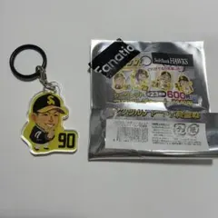 福岡ソフトバンク　ホークス アクリルチャーム 小久保