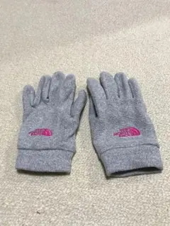 【値下げしました】THE NORTH FACE 子供用グレー手袋