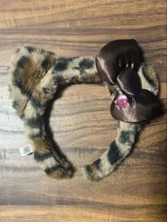 USJ ハローキティ カチューシャ レオパード ヒョウ柄