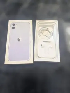 Apple iPhone 11 パープル 本体と付属品