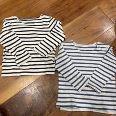 ボーダー長袖120・100サイズセット