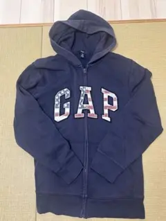 GAP アメリカ国旗デザイン ジップアップパーカー　y2k 星条旗