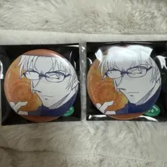 名探偵コナン　公式アプリ　コナンランド　ミステリートレイン　缶バッジ　沖矢昴