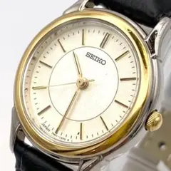 新品電池交換稼働【特殊文字盤】SEIKO ヴィンテージウォッチ　ゴールド 腕時計