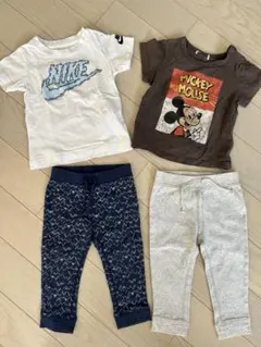 値下げ!!男の子☆1歳 2歳 夏服 NIKE ナイキ ミッキー オールドネイビー