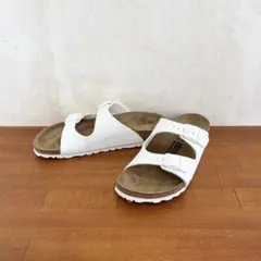 美品】ビルケンシュトック ロンハーマン コラボ アリゾナ 白 40 26cm