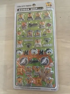 正規品 千葉ロッテマリーンズ ボンボンドロップシール コアラのマーチ