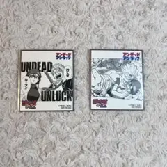 アンデッドアンラック ジャンプフェア’21 25特典 ミニ色紙 2点セット