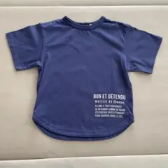 BeBe 半袖Tシャツ ネイビー 100cmのサムネイル