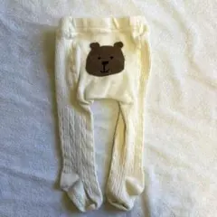 babyGap ベビータイツ 0-12ヶ月 クマ刺繍