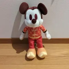 ミッキーマウス　アジアンスタイル　BIGぬいぐるみ