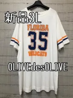 新品☆3L♪OLIVEdesOLIVE♪メンズっぽいチュニックTシャツ☆c560のサムネイル
