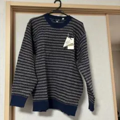 新品/最終価格】Paul Stuartイタリア製ラムウールセータータグ付きXL 