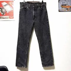 極上　80〜90s 505 リーバイス　ブラックデニム　W36 L30 USA製