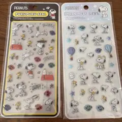 【正規品】スヌーピー　ぷくぷくシール　2セット