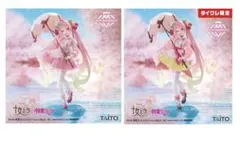 桜ミクAMP+フィギュア 桜ドレスver. 通常　タイクレ限定　セット