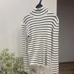 LOWRYS FARM ボーダー ハイネックニットのサムネイル