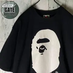 【※希少】アベイシングエイプ★大猿 ビッグロゴデザイン tシャツ L 黒