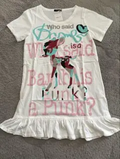 MILK バンビ プリント Tシャツ フリル裾のサムネイル