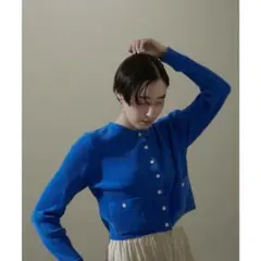 サロンアダムエロペ クリーミーコットン　カーディガン