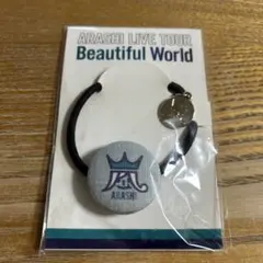嵐 ARASHI Beautiful World ヘアゴム 青　大野智