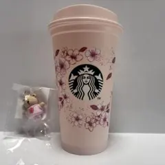 スタバ SAKURA2026 リユーザブルカップ473ml ベアリスタ キャップ