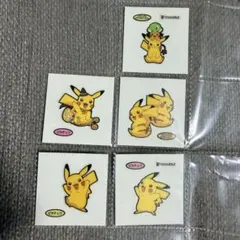 ポケモンパン シール デコキャラシール ピカチュウ 5枚セット デデンネ