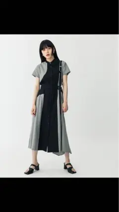 UNITED TOKYO ユナイテッドトウキョウ ラウンドカットシャツワンピース